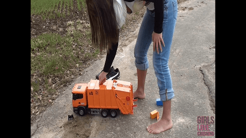 Lolita 1 - Rubber Boots against Toy Truck